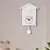Cuco Quartz Relógio De Parede, Pássaro Moderno, Home Living Room Hanging Watch, Relógios Horologe, Temporizador, Decoração Do Escritório, Presentes, 20x25cm na internet