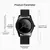 Enmex design criativo masculino feminino relógio de pulso conceito ramo breve aço inoxidável rosto simples natureza moda quartzo relógio de pulso masculino na internet
