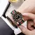 Relógio de quartzo com pulseira de nylon masculino, luxuoso e simples relógio de negócios feminino ,elegante luz noturna - loja online