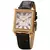 BERNY 6P25 Relógio de quartzo para homens Golden Tank Square Relógio de pulso Vintage Day Date Couro 3ATM Relógio de luxo à prova d'água masculino na internet
