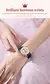 OLEVS-Mulheres Coloridas Butterfly Dial Design Relógio de pulso, Automático, Mecânica, Cerâmica, Impermeável, Senhoras, Moda - comprar online