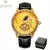 Novo original ouro tigre moda clássicos diamante homem relógio fase da lua tourbillon esqueleto mecânico automático relógio masculino de luxo - Turinshop virtual