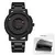 DANIEL GORMAN-Relógio Quartz para Homens, Preto, Verde, Magnetic Driven, Relógio de pulso impermeável, Stainless Steel Band, Beads Pointers, 0118 - Turinshop virtual