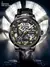 Oupinke 3173 pulseira de couro original automático oco relógio de pulso mecânico para homens cronógrafo luxo marca superior relógios masculinos - comprar online