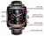 Relógio de pulso automático à prova d'água masculino, Design de luxo, Turbilhão, Quadrado Clássico, Pulseira de couro, Relógio mecânico