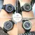 DANIEL GORMAN Relógio magnético masculino preto à prova d'água contas de aço inoxidável relógio de quartzo com pulseira de silicone DG0221 verde na internet
