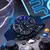 Relógios de silicone para homens, Relógios de pulso Big Dial Quartz, Relógio simples ,presente casual masculino - Turinshop virtual