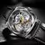 Glenaw relógios masculinos marca superior de luxo escultura pessoal relógio masculino aço inoxidável à prova dwaterproof água montre homm relogios masculino - loja online