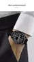 2024 novo hannah martin movimento japonês pulseira de aço inoxidável 40mm preto 3bar à prova dwaterproof água negócios esportes estilo relógio quartzo masculino