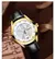 Skrox original esportes homem relógio de couro safira azul dial luminoso movimento automático relógio mecânico à prova dwaterproof água relógios pulso - Turinshop virtual