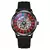 Marca de luxo esqueleto relógio mecânico masculino vermelho silicone banda relógio à prova dwaterproof água moda relógio automático reloj hombre - comprar online