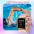 MISIRUN-AMOLED Monitoramento De Saúde Smartwatch Para Mulheres, Chamada Bluetooth, Relógio De Pulso À Prova D' Água Profunda, Bateria De Longa Duração, 1ATM - Turinshop virtual