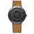 Imagem do Dom 1753 nova moda masculina relógio de quartzo design criativo bola magnética à prova dwaterproof água mostrador ouro pulseira couro casual relógio masculino presente