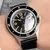 Tandorio cúpula cristal de safira nh35 vintage 40mm relógio automático para homem luminoso 120 cliques moldura 20atm relógio de pulso mecânico - Turinshop virtual