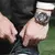 Imagem do Skrox quadrado elegante esqueleto movimento automático homem relógio de pulso mecânico marca original luxo relógio reloj hombre