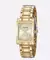 Relógio Mondaine Feminino Dourado Quadrado 32103LPMVDE1 - comprar online