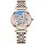 Chenxi 8830 relógio mecânico automático feminino marca superior de luxo aço inoxidável à prova dwaterproof água relógio pulso senhoras esqueleto turbilhão na internet