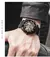 Skrox quadrado elegante esqueleto movimento automático homem relógio de pulso mecânico marca original luxo relógio reloj hombre - loja online