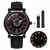 BERNY Relógio Mecânico Masculino Safira Miyota 8215 Multifuncional Super Luminoso Relógio Bússola Pneu Dial Cool Play Men Relógio de Pulso