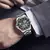 Glenaw steampunk esqueleto relógio masculino anel de luxo relógios mecânicos automáticos luminoso à prova dwaterproof água relógio pulseira aço inoxidável na internet