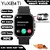relógio inteligente 2 em 1 com fone de ouvido smartwatch bluetooth chamada relógio masculino gps pista monitor freqüência cardíaca jogar música smartwatch - comprar online