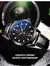 Skrox original esportes homem relógio de couro safira azul dial luminoso movimento automático relógio mecânico à prova dwaterproof água relógios pulso na internet