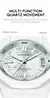 Relógio de luxo 40mm marca superior quartzo relógios pulso moda esportes relógio masculino japão movt 50m à prova dwaterproof água relógios luminosos daniel gorman - loja online