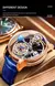 haemmer astronomia relógio masculino caso transparente design relógio de quartzo de couro masculino ajuste de tempo jacob relogio à prova dwaterproof água - Turinshop virtual