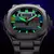 Mark fairwhale 5210 moda masculina relógios marca luz noturna aço inoxidável retro tv dial relógio de quartzo à prova dwaterproof água para homem na internet