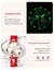 Olevs 6601 relógio mecânico automático feminino dial pulseira de couro à prova dwaterproof água luminosa relógios de pulso femininos conjunto rel - comprar online