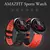 Original amazfit ritmo masculino relógio inteligente sportwatch global firmware com inglês idioma estoque bluetooth relógio gps 95novos relógios - Turinshop virtual
