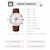 Imagem do Skmei-relógio de pulso masculino 9301, marca top, luxo, pulseira de couro genuíno, impermeável, data, cronômetro, quartzo, para homens