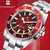 CORGEUT-Relógios masculinos de luxo, Japão NH35, Automático, Mecânico, Sapphire Glass, Relógio de pulso, 10Bar, Dive, Clock for Men, 40mm