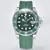 40.5mm mergulho automático mecânico verde relógios masculinos nh35 movimento luminoso à prova dwaterproof água relógio de pulso safira - loja online
