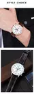 Skmei-relógio de pulso masculino 9301, marca top, luxo, pulseira de couro genuíno, impermeável, data, cronômetro, quartzo, para homens - Turinshop virtual