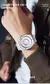 Dom 1786 couro novo ponteiro de rolamento magnético elementos populares masculinos tendência legal à prova dwaterproof água moda masculina relógio quartzo