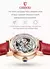 Chenxi 8830 relógio mecânico automático feminino marca superior de luxo aço inoxidável à prova dwaterproof água relógio pulso senhoras esqueleto turbilhão - comprar online