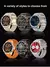 Imagem do Smartwatch amoled AK59 com bateria grande para senhoras, pulseira de metal de borracha, relógio esportivo, BT Call 400mAh, moda luxuosa