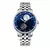 Imagem do Wm relógio welly merck relógios mecânicos automáticos masculino fase da lua lunar safira à prova dwaterproof água homem luminoso duas luas relógio wm142