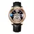 haemmer astronomia relógio masculino caso transparente design relógio de quartzo de couro masculino ajuste de tempo jacob relogio à prova dwaterproof água - Turinshop virtual