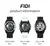 Fidi relógio masculino mecânico totalmente automático, de alta qualidade, luxuoso, à prova d'água, pulseira de silicone, fd114 - comprar online