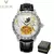 Novo original ouro tigre moda clássicos diamante homem relógio fase da lua tourbillon esqueleto mecânico automático relógio masculino de luxo na internet