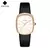 WWOOR-Relógio de quartzo de couro impermeável feminino, marca superior, pulseira de moda, relógio de luxo feminino, 2024 - loja online
