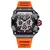 Marca de luxo tonneau relógio para homem clássico aço inoxidável cronógrafo relógios quartzo moda esporte à prova dwaterproof água reloj hombre presente - Turinshop virtual