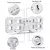 3d led relógio digital decoração de parede brilho modo noturno decoração para o quarto relógio eletrônico ajustável decoração do quarto estética