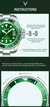 Marcas de luxo SKROX Réplica Submariner Relógio de Mergulho Vidro Safira Todo em Aço Inoxidável 2813 Movimento Automático Relógios de Pulso Masculino
