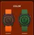 Imagem do DANIEL GORMAN Relógio Esportivo para Homens Moda Verde Pulseira de Silicone Relógio de Pulso Luminoso À Prova D 'Água com Contas Magnéticas Mãos DG0788