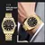 Dom luxo diamante relógio 1891 quartzo tira de aço relógio masculino luminoso à prova dwaterproof água calendário relógios para homem relogio masculino - comprar online
