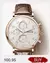 Suíça marca de luxo lobinni relógios masculinos safira automático mecânico multi-função dial 50 m relógio à prova dwaterproof água l18015 - loja online