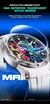 Mark Fairwhale 6620 Moda Masculina Relógio Mecânico Automático Pulseira de Silicone À Prova D 'Água Luminosa Esportes Casual Relógio de Pulso Masculino